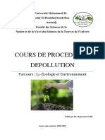 Cours Procédés de Dépollution