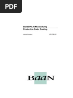 BaanERP 5 (1) .0c Manufacturing - Production Order Costing