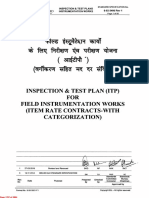 ITP For Instrumentation Works