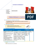 D1 A1 SESION El Debate (Halloween vs. Canción Criolla)