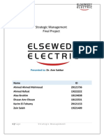 Elsweedy Electric - Strategic Management Final Project