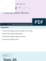 Lesson 2: Installing System Devices