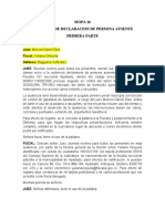 Audiencia de Declaracion de Persona Ausente