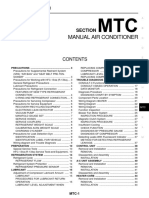 Manual Air Conditioner: Section