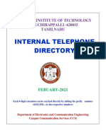 Internal Telephone Directory Feb2021