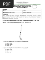 Evaluación de Historia y Geografía Pueblos Originarios