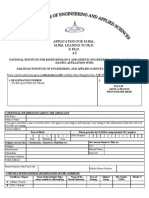 Admission Form