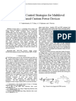 Direct Power Control Strategies For Multilevel Inverter Based Custom Power Devices