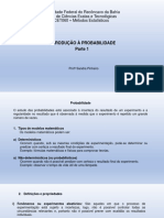 GCET060 - Introdução À Probabilidade - Parte 1