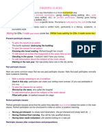 English Participle Clauses