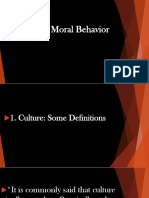 ETHICS Lesson 8 Culture in Moral Behavior