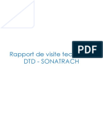 Rapport Visite Salle Machine CRD Sonatrach