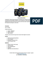 TDS - Technical Data Sheets