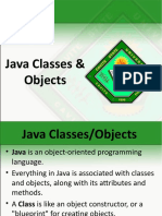 Lecture 1 & 2 - Java Classes, Methods and Objects