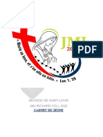 Carnet Du Jeune JMJ 2022