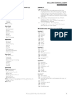 Writing Practice Answer Key