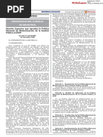 Decreto Supremo Que Aprueba La Politica Nacional de Moderniz Decreto Supremo N 103 2022 PCM 2097747 1