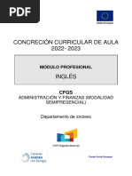 CFGS 1º de Administración y Finanzas Semipresencial 2022-2023