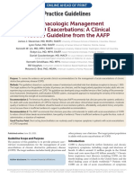 Pharmacologic Management of COPD Exacerbations