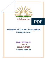 Study Material Class Xi Phy 2022-23