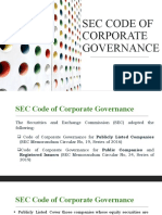 Sec Code of Corporate Governance