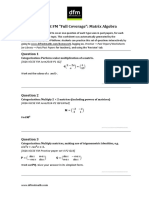 DFMFullCoverageFM MatrixAlgebra