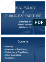 Fiscal Policy and Public Expn