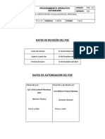 Poe-03 Inducción, Capacitación y Evaluación Del Personal