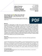 2019 - Conners 3 ADHD Symptoms