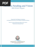 Report On WAGF Missions Sending and Vision Sept 2022