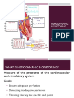 Hemodynamic Monitoring