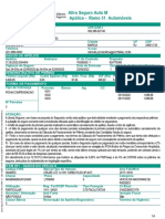 Aliro Seguro Auto M Apólice - Ramo 31 Automóveis: Nome Do (A) Segurado (A)