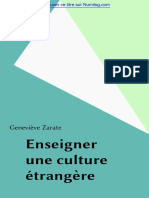 Enseigner Une Culture Étrangère - Zarate