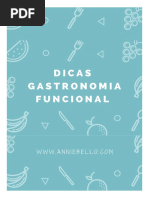 Ebook Dicas de Gastronomia Funcional Annie Bello 2