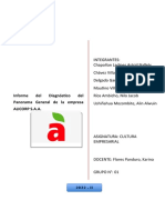 Formato Informe Diagnóstico General de La Empresa - Grupo 01