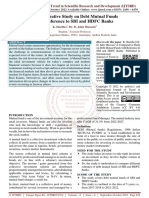 A Comparative Study On Debt Mutual Funds With Reference To SBI and HDFC Banks