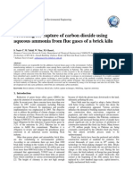 12-Modelling For Capture of Carbon Dioxide Using Aqueous Ammonia From Flue Gases of A Brick Kiln