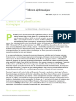 L'heure de La Planification Écologique, Par Cédric Durand & Razmig Keucheyan (Le Monde Diplomatique, Mai 2020)