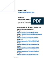 SQL Notes