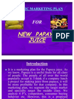 Strategic Marketing Plan For Papaya Juice (Bangladesh)