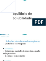 Equilibrio de Solubilidade-Slides