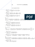 Activity No. 3 - Limits of Algebraic Functions