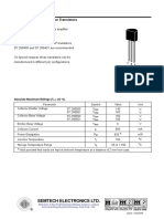 ST 2N5550 / 2N5551: NPN Silicon Epitaxial Planar Transistors