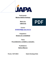 Tarea No.4 de Sistema de Contabilidad