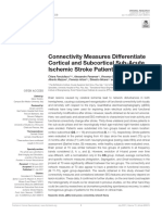 Connectivity Measures Differentiate Cortical and S