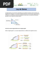 Tema 7 Ley de Senos y Cosenos