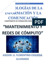 Mantenimiento y Redes de Cómputo