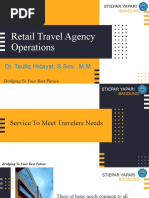 5 Retail Travel Agency Operations