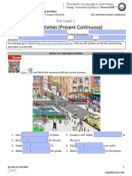 Fillable PL06activities-presentcontinuous