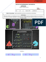 4o Medio Guia Autoaprendizaje Potencias